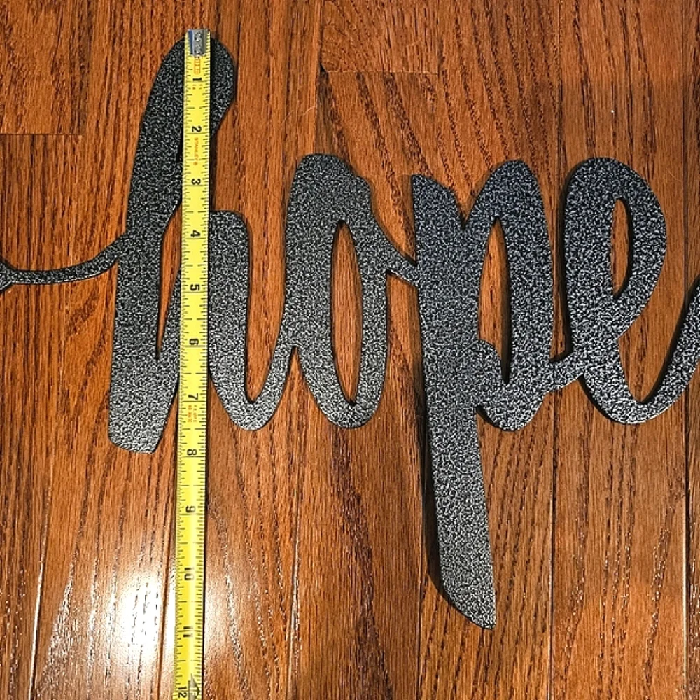 HP🎉 "Hope" Arrow Decorative Metal Wall Sign - Picture 8 of 8